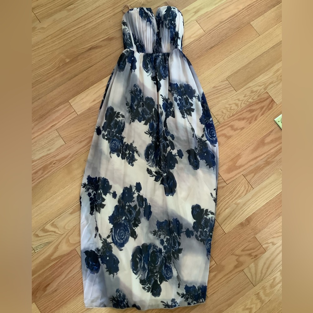 Floral Corseted Maxi Dress